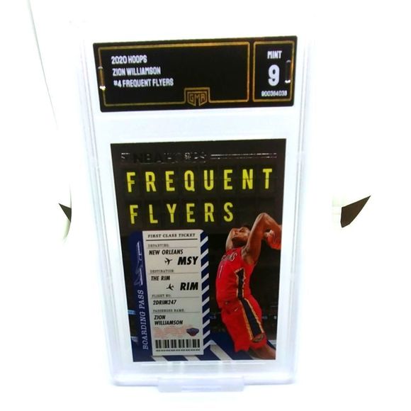 2020 HOOPS ZION WILLIAMSON #4 FREQUENT FLYERS GMA 9 - Picture 1 of 6